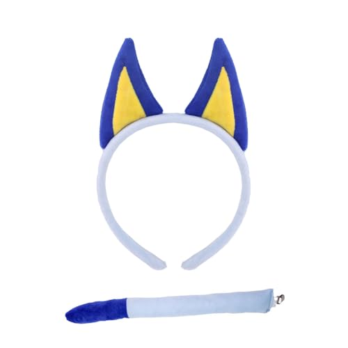 Psdndeww Cartoon Tier Ohren Stirnband Schwanz Plüsch Schäferhund Kostüme Geburtstag Party Weihnachten Halloween Cosplay Kostüme Requisiten Psdndeww Cartoon Tier Ohren Stirnband Schwanz Plüsch Schäferhund Kostüme Geburtstag Party Weihnachten Halloween Cosplay Kostüme Requisiten von Psdndeww