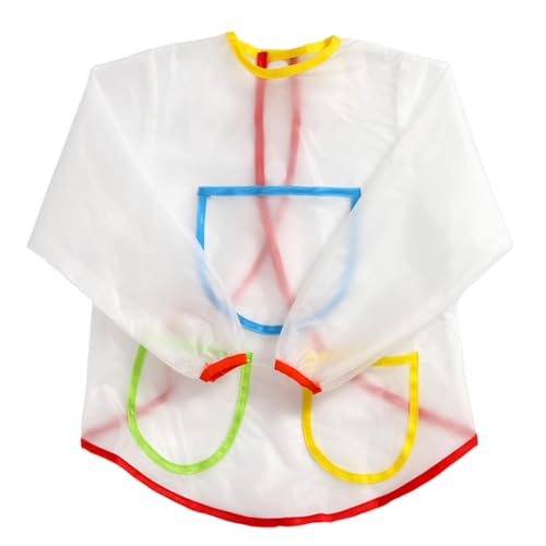 Psdndeww Dreifach Baby Labber Klar Langhülle Schürze wasserdichte Kleinkind Fütterung Bib Burping Tuchs Kinder Kindermalerei Schürze Malen Psdndeww Dreifach Baby Labber Klar Langhülle Schürze wasserdichte Kleinkind Fütterung Bib Burping Tuchs Kinder Kindermalerei Schürze Malen von Psdndeww