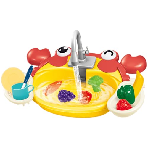 Psdndeww Elektrisch Zirkulierender Wasserspiel Waschbecken Spielzeug Set Für Kinder So Tun Spielen Küche Waschen Und Früchte Geschirrspüler Psdndeww Elektrisch Zirkulierender Wasserspiel Waschbecken Spielzeug Set Für Kinder So Tun Spielen Küche Waschen Und Früchte Geschirrspüler von Psdndeww