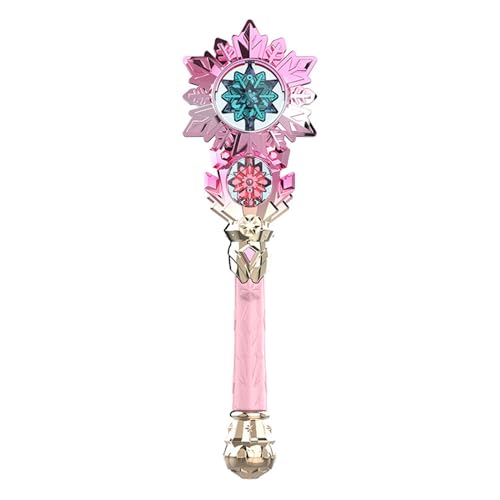 Psdndeww Glühende Feenstab Stick Schneequote Kostüm Für Mädchen Freien Freien LED Musik Wand Zauberstab Roleplaying Party Supply von Psdndeww