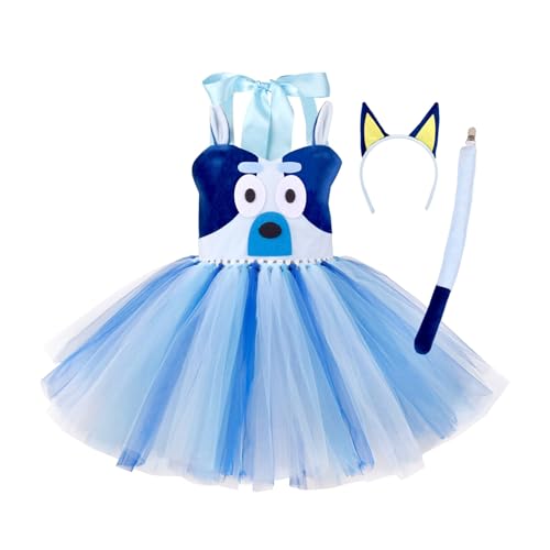 Psdndeww Halloween Hundekostüm Mit Schwanzstirnband Und Kleid Für Mädchen Halloween Weihnachten Geburtstag Hund Up Outfit Psdndeww Halloween Hundekostüm Mit Schwanzstirnband Und Kleid Für Mädchen Halloween Weihnachten Geburtstag Hund Up Outfit von Psdndeww