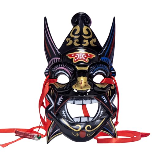 Psdndeww Hand Bemalten Maske Maskerade Dekorationsmaske Für Frauen Männer Halloween Partymaske Für Maskerade Halloween Dress Up von Psdndeww