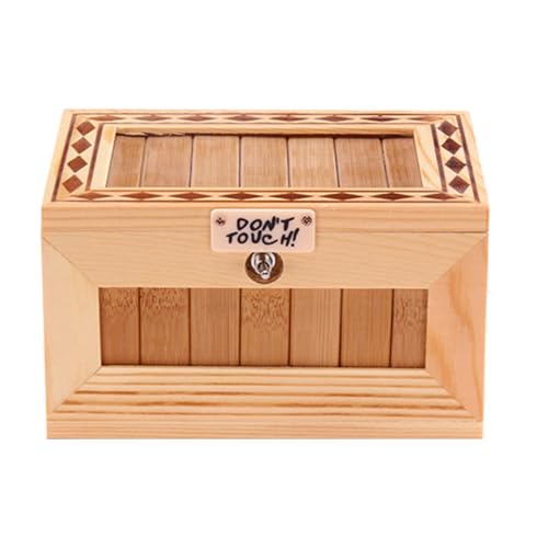 Psdndeww Interaktive Hölzerne Nutzlose Box Mit Musik Neuheit Schreibtisch Unterhaltung Für Stress Relief Lustiges Thema von Psdndeww