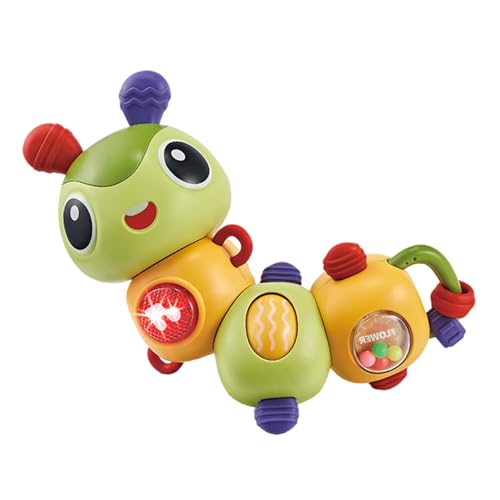 Psdndeww Interaktiver Raupen Musikspielzeug Mit Leichtem Kindergärtchen Bildungsspielzeug Rotierende Hochstuhlspiele Für Babys Psdndeww Interaktiver Raupen Musikspielzeug Mit Leichtem Kindergärtchen Bildungsspielzeug Rotierende Hochstuhlspiele Für Babys von Psdndeww