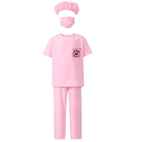Psdndeww Kinderarzt Rollenspiel Kostüm Doktor Dress Up Doktor So Als Würde Spiel Kostüm Stethoskop Doktormantel Und Spielzeugkit Geschenk von Psdndeww