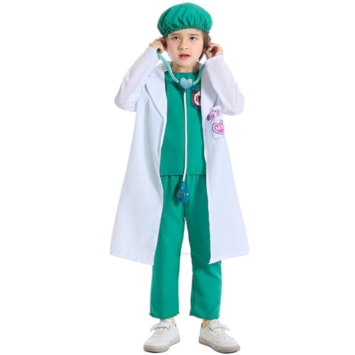 Psdndeww Kinderarzt Rollenspiel Kostüm Doktor Dress Up Doktor So Als Würde Spiel Kostüm Stethoskop Doktormantel Und Spielzeugkit Geschenk Psdndeww Kinderarzt Rollenspiel Kostüm Doktor Dress Up Doktor So Als Würde Spiel Kostüm Stethoskop Doktormantel Und Spielzeugkit Geschenk von Psdndeww