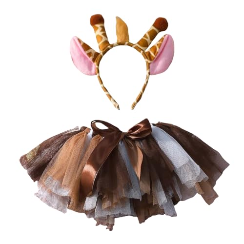 Psdndeww Kleines Mädchen Erstes Fotoshooting Kostüm Set Atmungsaktives Schicht Dressing & Hirschstirnband Attraktive Babyfeier Tragen Psdndeww Kleines Mädchen Erstes Fotoshooting Kostüm Set Atmungsaktives Schicht Dressing & Hirschstirnband Attraktive Babyfeier Tragen von Psdndeww