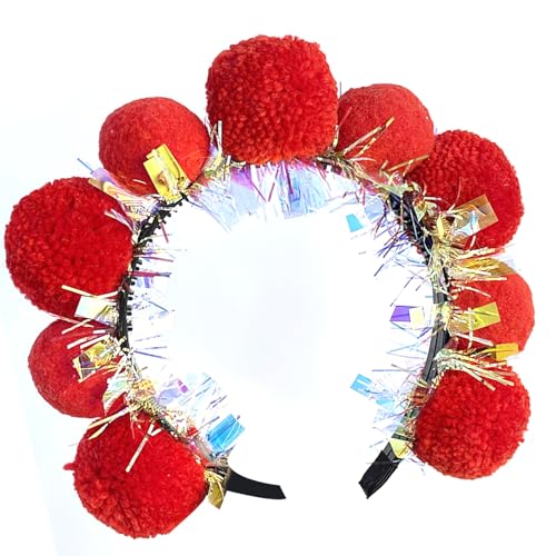 Psdndeww Mardi Gras Hairband Halloween Stirnbandkopfschmuck Für Maskerade Make Up Für Party Maskerade Roaring Flapper Cosplay von Psdndeww