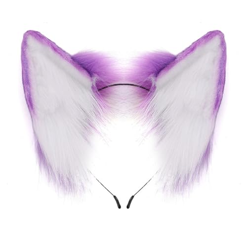 Psdndeww Modischer Animes-Haarschmuck, Plüsch-Ohren, Stirnband für Verkleidungen und Partys, Cosplay, handgefertigter Haarreif Psdndeww Modischer Animes-Haarschmuck, Plüsch-Ohren, Stirnband für Verkleidungen und Partys, Cosplay, handgefertigter Haarreif von Psdndeww
