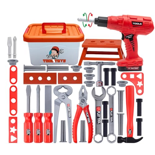 Psdndeww Propt Play Tool Set Für Kinderstiel Werkzeugkasten Spielzeuginteraktionsbauer Kits Roleplay Reparieren Spielzeug Kinder Geburtstagsgeschenk Psdndeww Propt Play Tool Set Für Kinderstiel Werkzeugkasten Spielzeuginteraktionsbauer Kits Roleplay Reparieren Spielzeug Kinder Geburtstagsgeschenk von Psdndeww