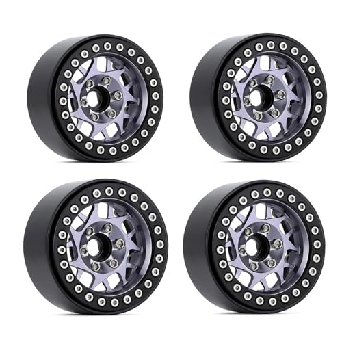Psdndeww Set Von 4 Fernbedienungs Steuerrad Rand Metallrad Felgen Werkzeug Für 1/10 Modellversorgungen Für Spielzeugauto Sammler Für SCX10 Psdndeww Set Von 4 Fernbedienungs Steuerrad Rand Metallrad Felgen Werkzeug Für 1/10 Modellversorgungen Für Spielzeugauto Sammler Für SCX10 von Psdndeww
