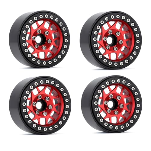 Psdndeww Set Von 4 Fernbedienungs Steuerrad Rand Metallrad Felgen Werkzeug Für 1/10 Modellversorgungen Für Spielzeugauto Sammler Für SCX10 Psdndeww Set Von 4 Fernbedienungs Steuerrad Rand Metallrad Felgen Werkzeug Für 1/10 Modellversorgungen Für Spielzeugauto Sammler Für SCX10 von Psdndeww