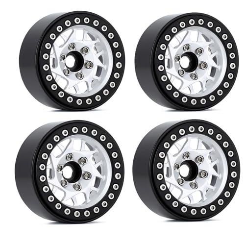 Psdndeww Set Von 4 Fernbedienungs Steuerrad Rand Metallrad Felgen Werkzeug Für 1/10 Modellversorgungen Für Spielzeugauto Sammler Für SCX10 Psdndeww Set Von 4 Fernbedienungs Steuerrad Rand Metallrad Felgen Werkzeug Für 1/10 Modellversorgungen Für Spielzeugauto Sammler Für SCX10 von Psdndeww