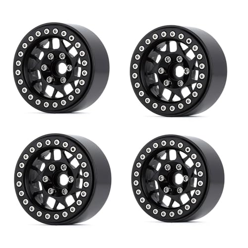 Psdndeww Set Von 4 Fernbedienungs Steuerrad Rand Metallrad Felgen Werkzeug Für 1/10 Modellversorgungen Für Spielzeugauto Sammler Für SCX10 Psdndeww Set Von 4 Fernbedienungs Steuerrad Rand Metallrad Felgen Werkzeug Für 1/10 Modellversorgungen Für Spielzeugauto Sammler Für SCX10 von Psdndeww