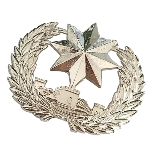 Psdndeww Sicherheitshelme, Stern-Embleme, einfach zu installieren, Halloween, Party, Cosplay, Wachmann, Hut, Embleme, Bühnenshow, Uniform, Hut-Dekor Psdndeww Sicherheitshelme, Stern-Embleme, einfach zu installieren, Halloween, Party, Cosplay, Wachmann, Hut, Embleme, Bühnenshow, Uniform, Hut-Dekor von Psdndeww