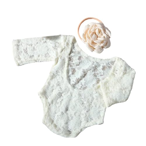 Psdndeww Spitzenblumenkleidung Und Kopfstücksfoto Requisiten Für 0-1 Monate Baby Neugeborene Fotografie Kostüm Fotoshooting Accessoire 2pcs Psdndeww Spitzenblumenkleidung Und Kopfstücksfoto Requisiten Für 0-1 Monate Baby Neugeborene Fotografie Kostüm Fotoshooting Accessoire 2pcs von Psdndeww
