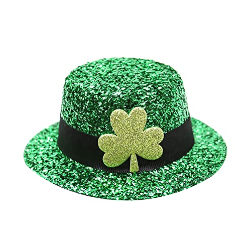 Psdndeww St. Patrick Haarspange mit glitzerndem grünem Hut, Haarnadel, Karneval, Feier, Haarspange für Erwachsene und Kinder Psdndeww St. Patrick Haarspange mit glitzerndem grünem Hut, Haarnadel, Karneval, Feier, Haarspange für Erwachsene und Kinder von Psdndeww