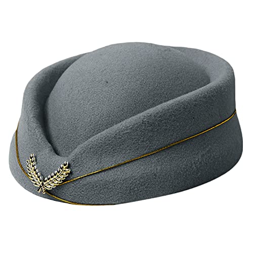 Psdndeww Stewardess Hat Frauen Luft Hostessen Party Cosplay Formelle Uniform Caps Accessoire Party Hüte Kostüm Psdndeww Stewardess Hat Frauen Luft Hostessen Party Cosplay Formelle Uniform Caps Accessoire Party Hüte Kostüm von Psdndeww