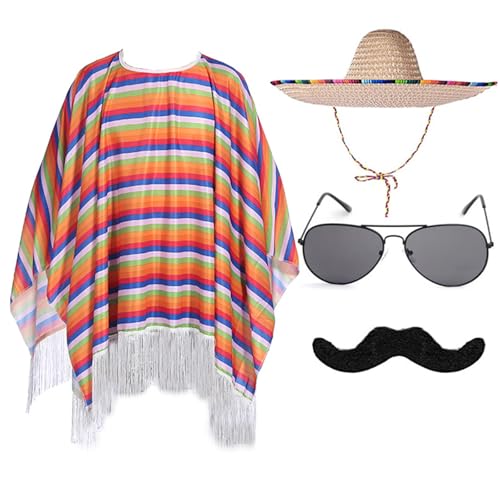 Psdndeww Vervollständigung Von Kindern Erwachsene Mexikaner Cosplay Kostüm Kits Mit Poncho Cape Strohhut Sonnenbrille Maracas Und Kleben Sie Auf Schnurrbart Psdndeww Vervollständigung Von Kindern Erwachsene Mexikaner Cosplay Kostüm Kits Mit Poncho Cape Strohhut Sonnenbrille Maracas Und Kleben Sie Auf Schnurrbart von Psdndeww