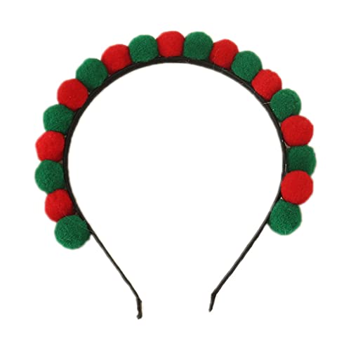 Psdndeww Weihnachten Stirnband PomPoms Haarband Weihnachten Haarreifen Neujahr Party Kopfbedeckung Weihnachten Party Kopfschmuck Psdndeww Weihnachten Stirnband PomPoms Haarband Weihnachten Haarreifen Neujahr Party Kopfbedeckung Weihnachten Party Kopfschmuck von Psdndeww