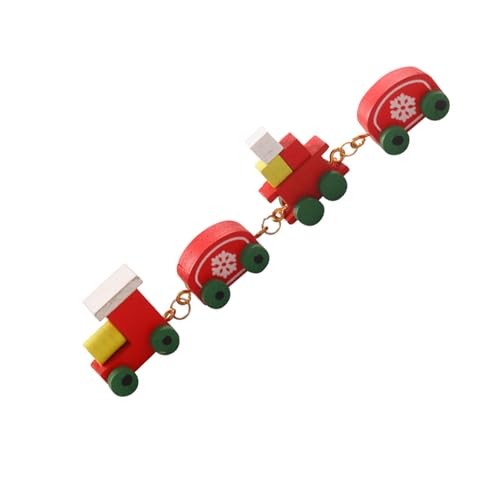 Psdndeww Weihnachtstzug Für Dollhouses Dekoration Holz Tun Spiel Spielzeugmodell Zug Für 1:12 Skala Dollhouses Accessoire von Psdndeww