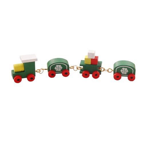 Psdndeww Weihnachtstzug Für Dollhouses Dekoration Holz Tun Spiel Spielzeugmodell Zug Für 1:12 Skala Dollhouses Accessoire von Psdndeww