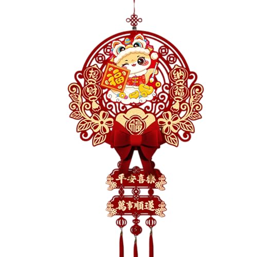Quastenanhänger aus Filz 2025 Jahr Schlange Glücksfigur Anhänger chinesische Dekoration Frühling Ornament Haus Quastenanhänger aus Filz 2025 Jahr Schlange Glücksfigur Anhänger chinesische Dekoration Frühling Ornament Haus von Psdndeww