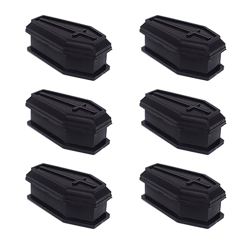 Sarg-Box mit 6 Halloween-Tricks, Sarg-Box, Zubehör, Schwarz, Sarg-Box, Heimdekoration Sarg-Box mit 6 Halloween-Tricks, Sarg-Box, Zubehör, Schwarz, Sarg-Box, Heimdekoration von Psdndeww
