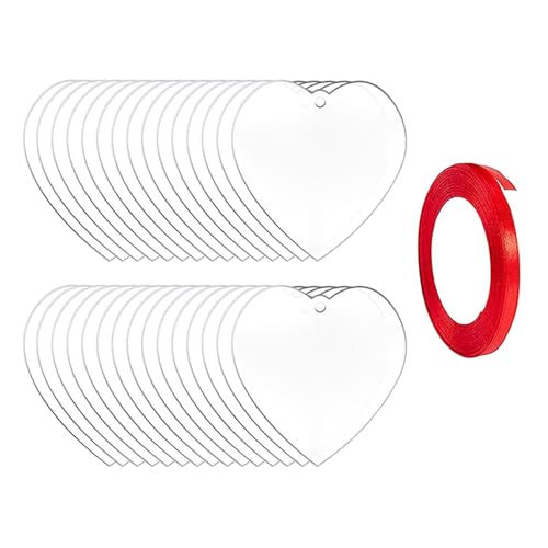 Set mit 30 vielseitigen Anhängern in Herzform zum Aufhängen für Valentinstag mit Loch zum Verpacken Set mit 30 vielseitigen Anhängern in Herzform zum Aufhängen für Valentinstag mit Loch zum Verpacken von Psdndeww