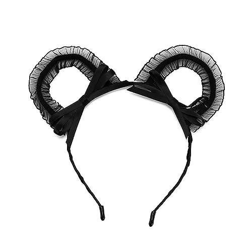 Süße Katzenohren für das Haar Ostern Osterkostüm mit langen Ohren aus Spitze zart Comiccon Abschlussballkleid Süße Katzenohren für das Haar Ostern Osterkostüm mit langen Ohren aus Spitze zart Comiccon Abschlussballkleid von Psdndeww