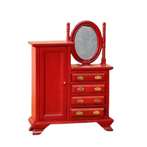 Vintage Miniatur Schminktisch Für Dollhouses Collector 1/12 Realistische Waschtischmöbel Mit Simulationsdetails von Psdndeww