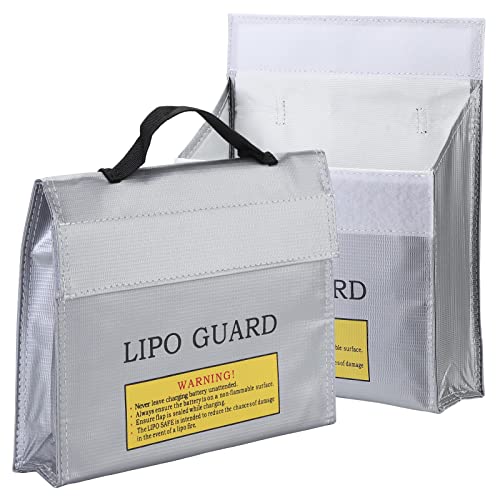 PsmGoods® LiPo Guard Bag Feuerbeständige Sicherheit Schutztasche Ladegerät Sack (24*18*6.4cm) von PsmGoods