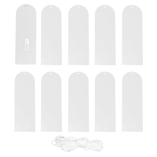 11pcs Set Acrylblanks, Gewölbter Runder Obere Klare Blatt Leer mit Weißem Band für DIY Crafts Projects Party Dekoration 11pcs Set Acrylblanks, Gewölbter Runder Obere Klare Blatt Leer mit Weißem Band für DIY Crafts Projects Party Dekoration von Pssopp