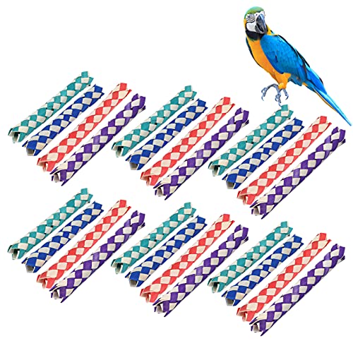 24pcs Fingerfallen, Vögel Papageien Kauen Spielzeug mit Natürlichem Bambus für Kleine Mittlere Papageien Shotel Cockatiel DIY Spirituosen und Geistesvögel, die für Kinderpartys 24pcs Fingerfallen, Vögel Papageien Kauen Spielzeug mit Natürlichem Bambus für Kleine Mittlere Papageien Shotel Cockatiel DIY Spirituosen und Geistesvögel, die für Kinderpartys von Pssopp