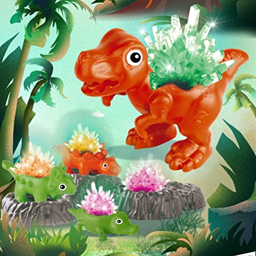 DIY Crystal Science Experimental Kit, Pädagogisches DIY Crystal Growing Kit Dinosaurierform Basic für das Studium (Roboter) von Pssopp