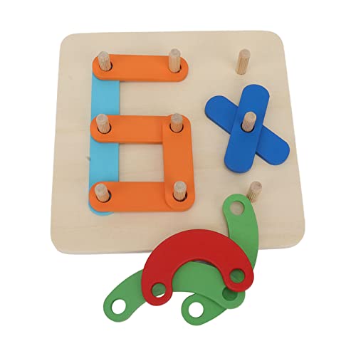 Pssopp Buchstabennummer Konstruktionspuzzle, Holzstapelblöcke mit Reichhaltiger Farbe und Helle Form Alphabet Eco Geschütztes Holzkind -Lernspielzeug für 3 4 5 Pssopp Buchstabennummer Konstruktionspuzzle, Holzstapelblöcke mit Reichhaltiger Farbe und Helle Form Alphabet Eco Geschütztes Holzkind -Lernspielzeug für 3 4 5 von Pssopp