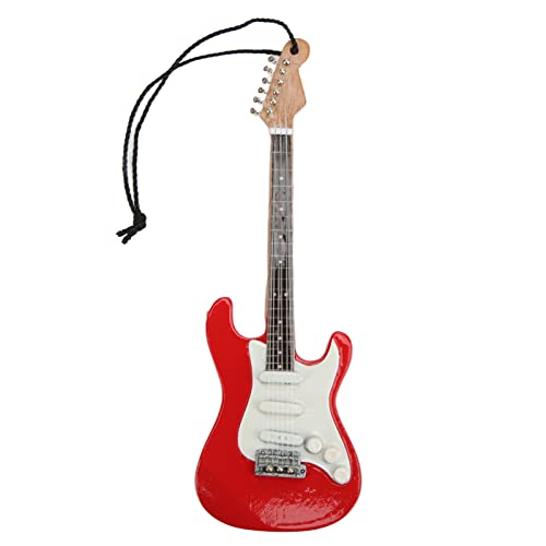 E Gitarren Musik Anhänger Rot Weiß Beth Anhänger Mini Musikinstrumente Schlüsselanhänger von Pssopp