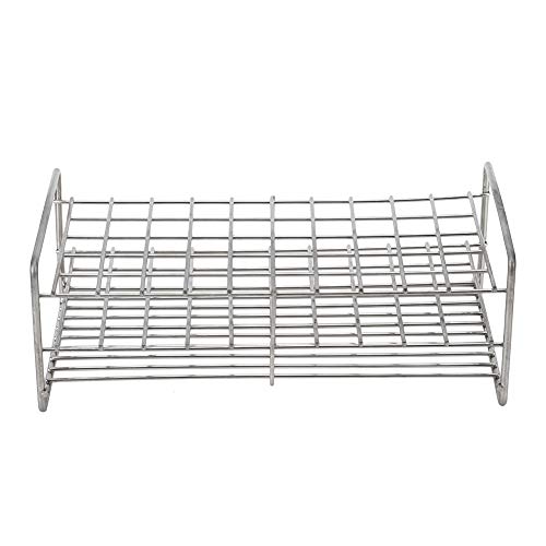 Pssopp Edelstahl -Testrohrhalterhalterständer, 50 Löcher mit Quadratlöchern Umgehen Breite Sockel für 18,5 -mm -Röhrchen Anti -hohe Temperatur Pssopp Edelstahl -Testrohrhalterhalterständer, 50 Löcher mit Quadratlöchern Umgehen Breite Sockel für 18,5 -mm -Röhrchen Anti -hohe Temperatur von Pssopp