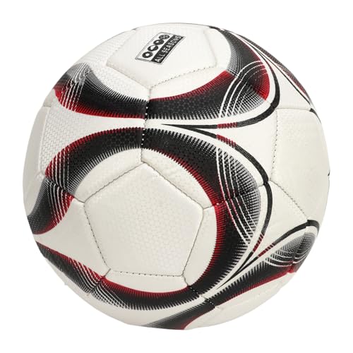 Pssopp Fußballkugel Langlebiger Nylon -Verpackungstraining Sportball für Teenager Erwachsene PVC Doppelschicht Explosionsbeweis für Innen Im Freien Im Freien (Typ 5 (8,3 x 8,3 x 3,5 Zoll)) von Pssopp
