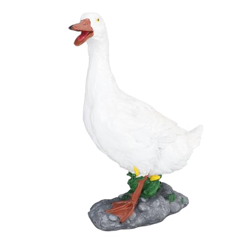 Pssopp Outdoor -Enten -Figur süß (L Weiße Ente) von Pssopp