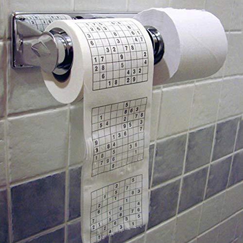 Pssopp Sudoku Toilettenpapier, Herausfordernde Rätsel auf Jedem Blatt, Praktisches Witz -Gag -Badezimmer Taschentuch, Weiche 2 Laute Gesteppte, Verleiht Ihrem Zuhause Einen Jubel, Tolles Strumpf Pssopp Sudoku Toilettenpapier, Herausfordernde Rätsel auf Jedem Blatt, Praktisches Witz -Gag -Badezimmer Taschentuch, Weiche 2 Laute Gesteppte, Verleiht Ihrem Zuhause Einen Jubel, Tolles Strumpf von Pssopp
