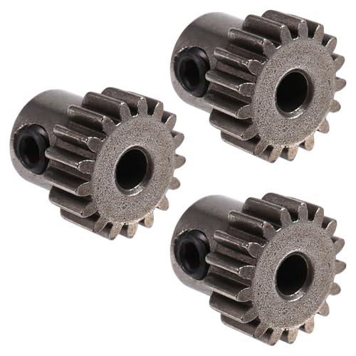 Ptdfjspt 3 STK 3,175 mm Welle Stahl Ritzel Motorzahnrad 32DP 48DP 64DP M0.6 für 1/10 1/8 RC Auto 3650 3660 17T von Ptdfjspt