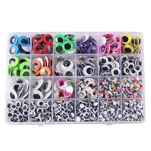 Ptdfjspt 4mm-25mm DIY Spielzeugherstellung Kleine Augenaufkleber Schwarz Bewegliche von Ptdfjspt