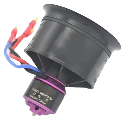 Ptdfjspt 50 mm EDF mit 11 Flügeln, Impeller 3S 2627-4900 KV, Passend für RC-Jet-Flugzeug 50 mm von Ptdfjspt