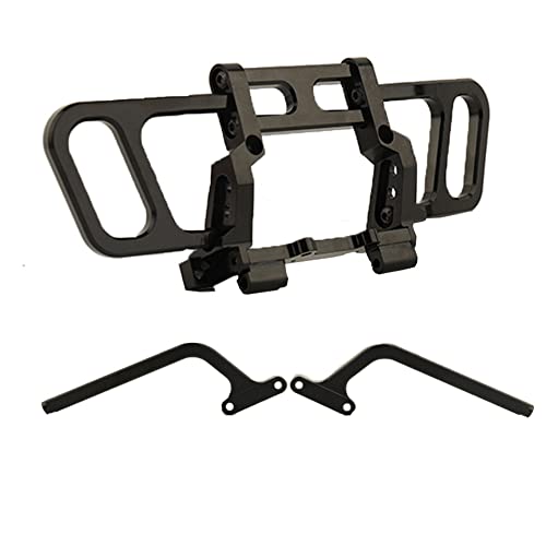 Ptdfjspt FrontstoßStange Aus Metall für Axial Wraith Spawn 1/10 RC Crawler Car Upgrades Teile ZubehöR, Schwarz von Ptdfjspt
