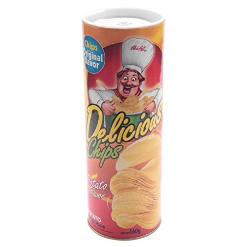 Ptdfjspt die Kartoffelchip Schlange Kann Spring Snake Spielzeug Geschenk Aprilscherz Halloween Dekoration Witze in Einer Dose Gag Geschenk Streich GrößE (Kartoffelchip Stil) von Ptdfjspt