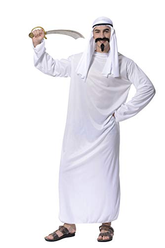 PtitClown - Déguisement de Cheikh Blanc Adulte S/M - Blanc PtitClown - Déguisement de Cheikh Blanc Adulte S/M - Blanc von PtitClown