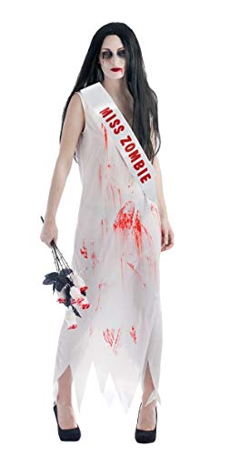 PtitClown - Destockage Déguisement de Miss Zombie Femme Taille Unique - Blanc von PtitClown