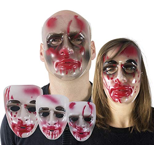 PtitClown - Masque de Visage Ensanglanté Transparent Adulte - Transparent von PtitClown