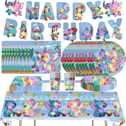 42 Pieces Dekoration für Den Geburtstag Teiliges,Partygeschirr für Kindergeburtstage,Partydekoration Enthält20 Teller, 10 Partybechern, 10 Servietten,1 Wimpel1,1 Tischdecke. 42 Pieces Dekoration für Den Geburtstag Teiliges,Partygeschirr für Kindergeburtstage,Partydekoration Enthält20 Teller, 10 Partybechern, 10 Servietten,1 Wimpel1,1 Tischdecke. von Ptydecta